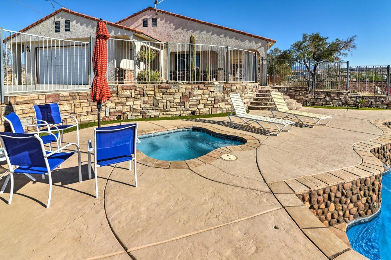 Bullhead City Home With Private Pool, Hot Tub And View Exterior photo